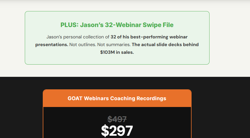GOAT Webinars Coaching Recordings Review: Is Jason Fladlien’s 7 Webinar Training Worth It?